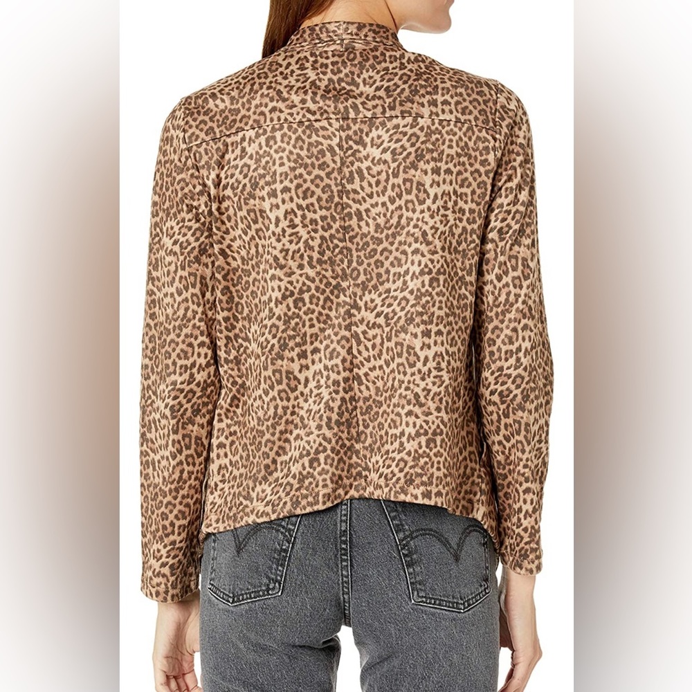 NWOT BB Dakota Faux Suede Leopard Print Blazer - Picture 7 of 11